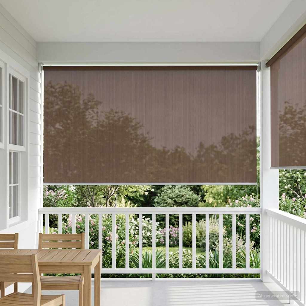 vidaXL Persiana enrollable exterior con bloqueo del 90% de rayos UV