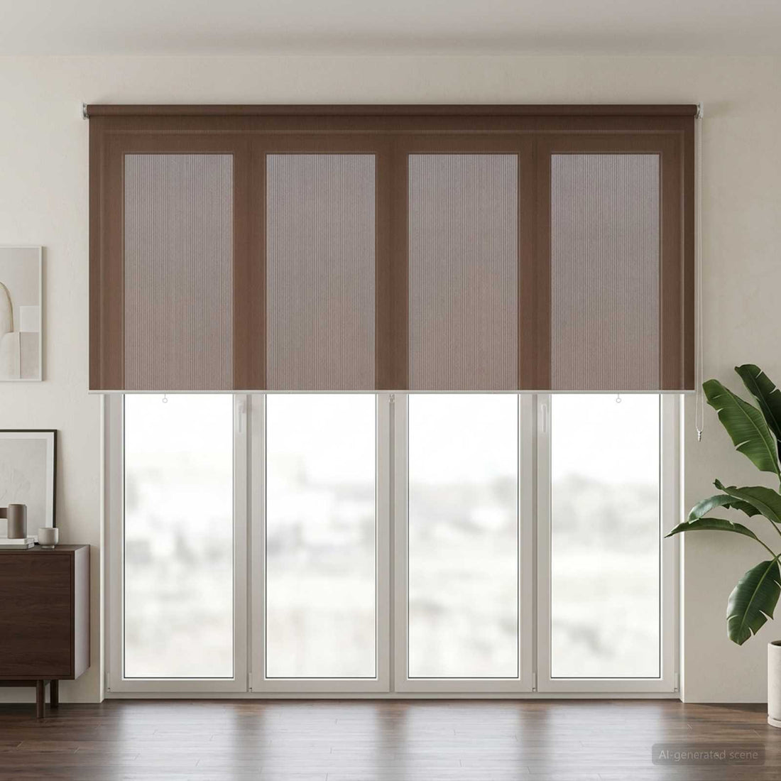 vidaXL Persiana enrollable exterior con bloqueo del 90% de rayos UV