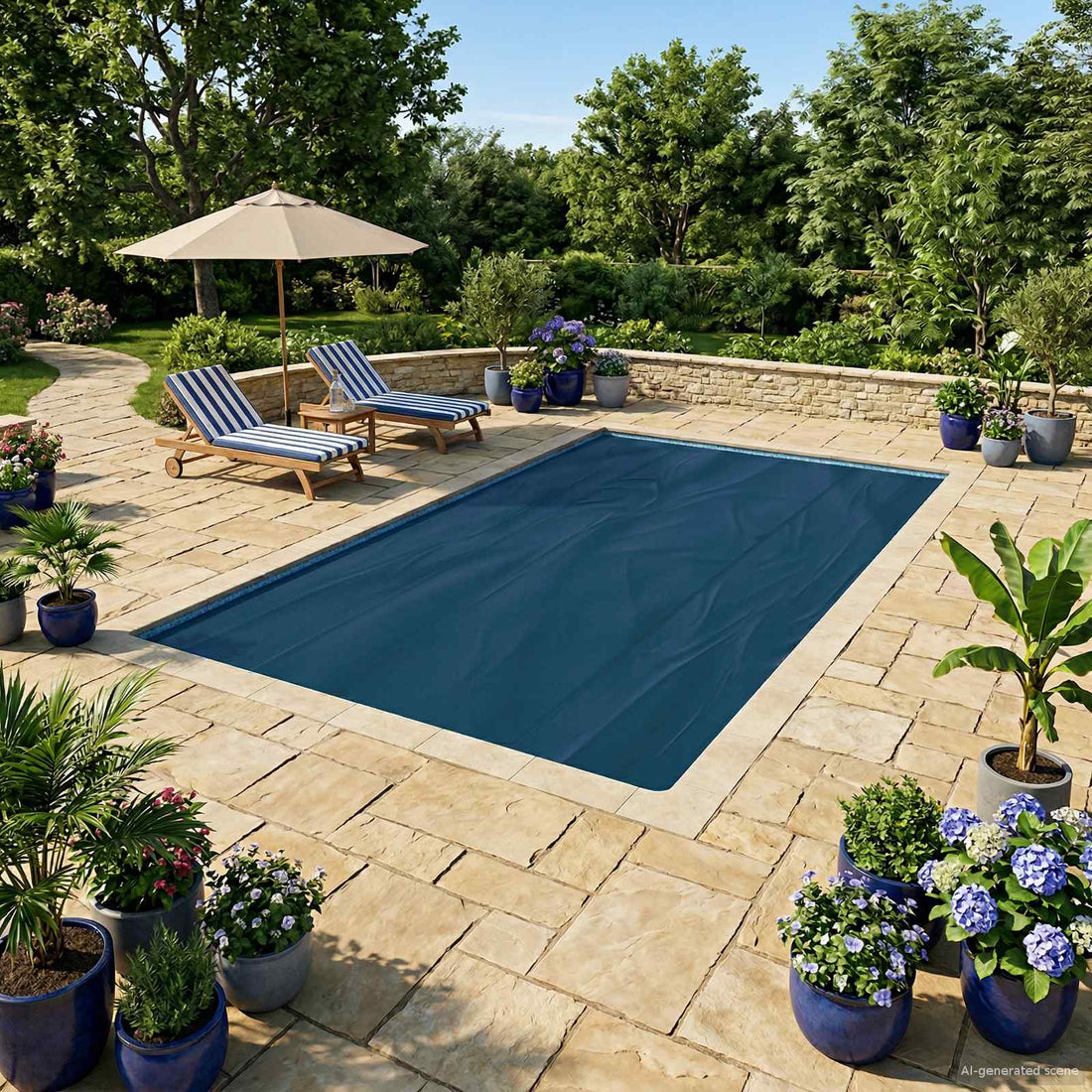 vidaXL Cobertor Solar para Piscina de Alta Calidad 488 x 244 cm 200 μm