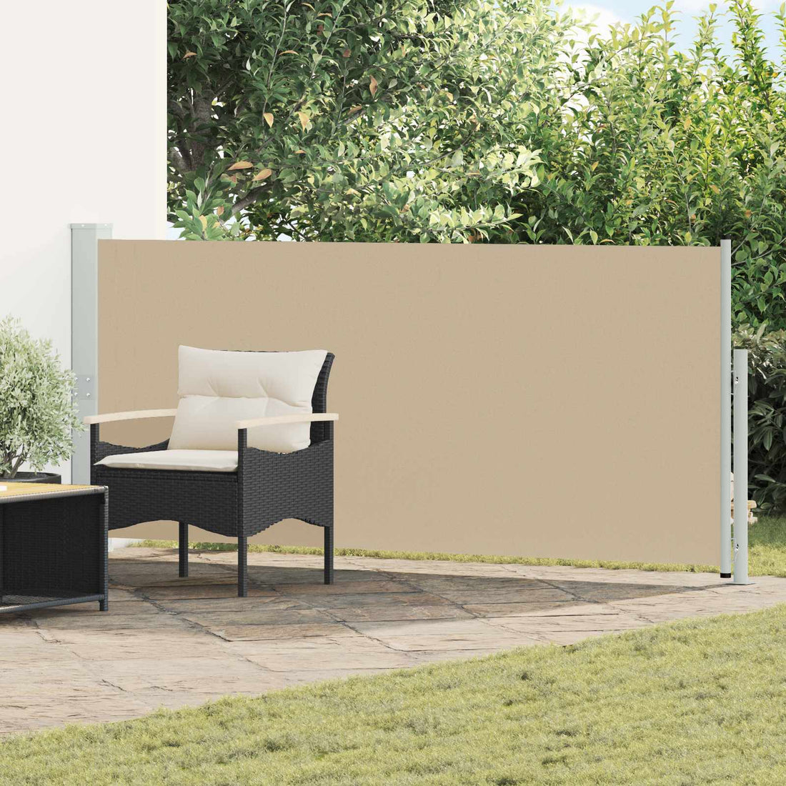 vidaXL Toldo lateral retráctil Rectangular 140 x 300 cm