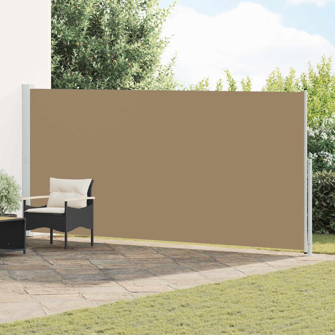 vidaXL Toldo lateral retráctil Rectangular 180 x 500 cm