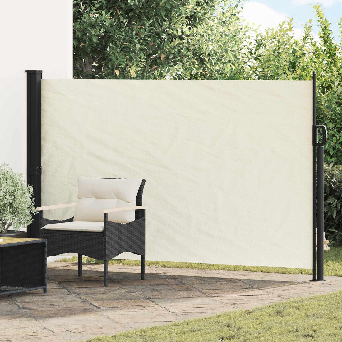 vidaXL Toldo lateral retráctil 300 x 170 cm Poliéster Rectangular