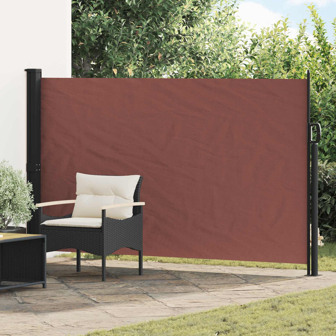 vidaXL Toldo lateral retráctil 300 x 170 cm Poliéster Rectangular