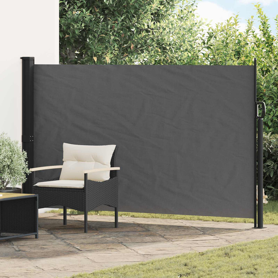 vidaXL Toldo lateral retráctil 300 x 170 cm Poliéster Rectangular
