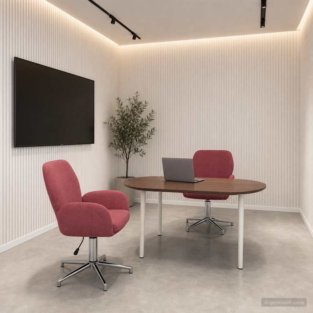 vidaXL Sillas de escritorio giratorias 2 uds. 54 x 58 x 90 cm Tela