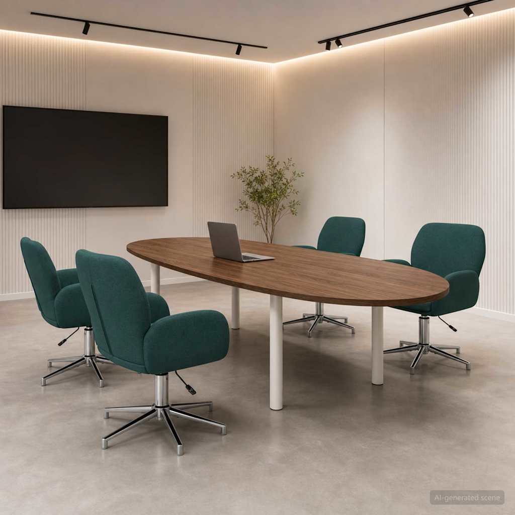vidaXL Sillas de escritorio giratorias 4 uds. 54 x 58 x 90 cm Tela