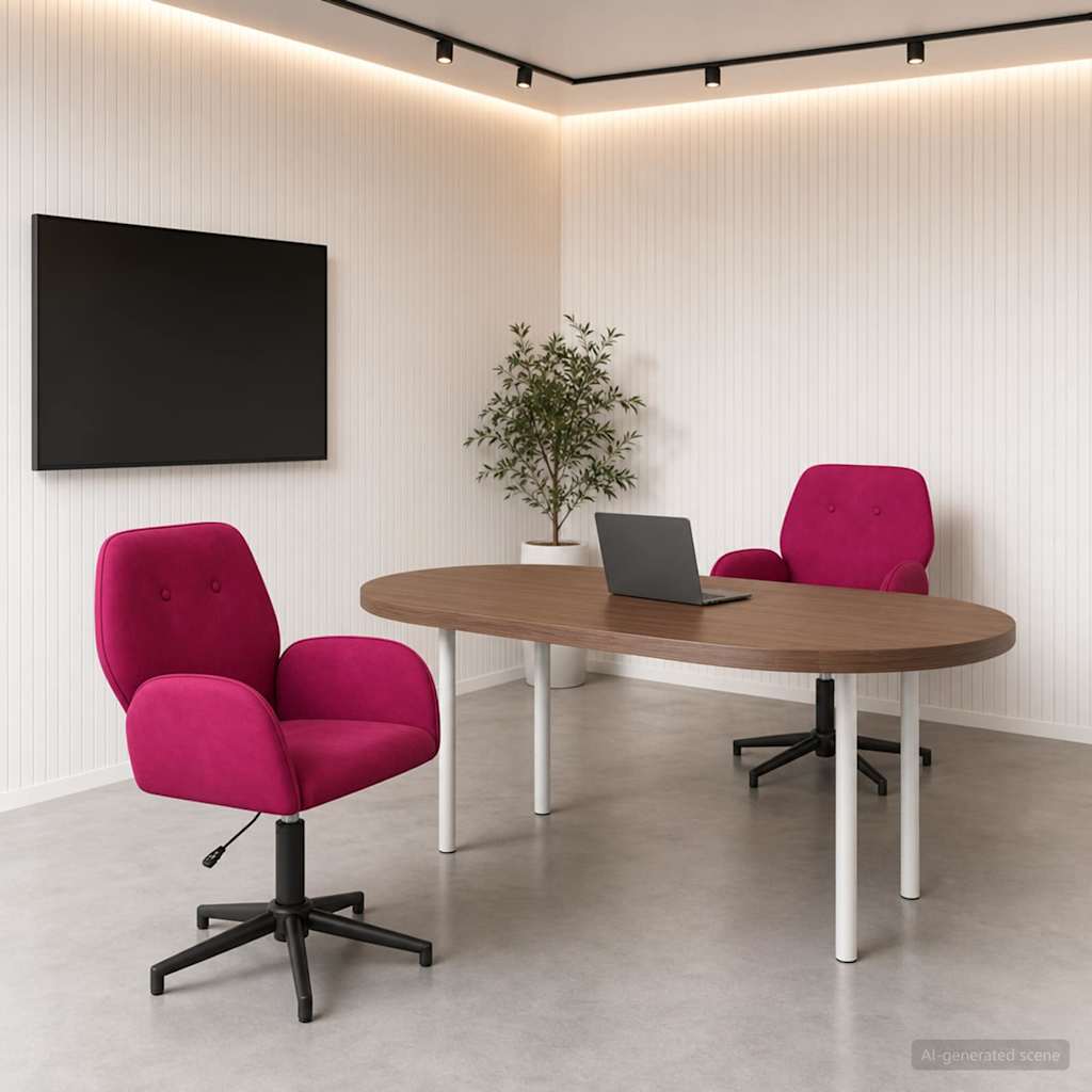 vidaXL Sillas de escritorio giratorias 2 uds. 54 x 55 x 90 cm