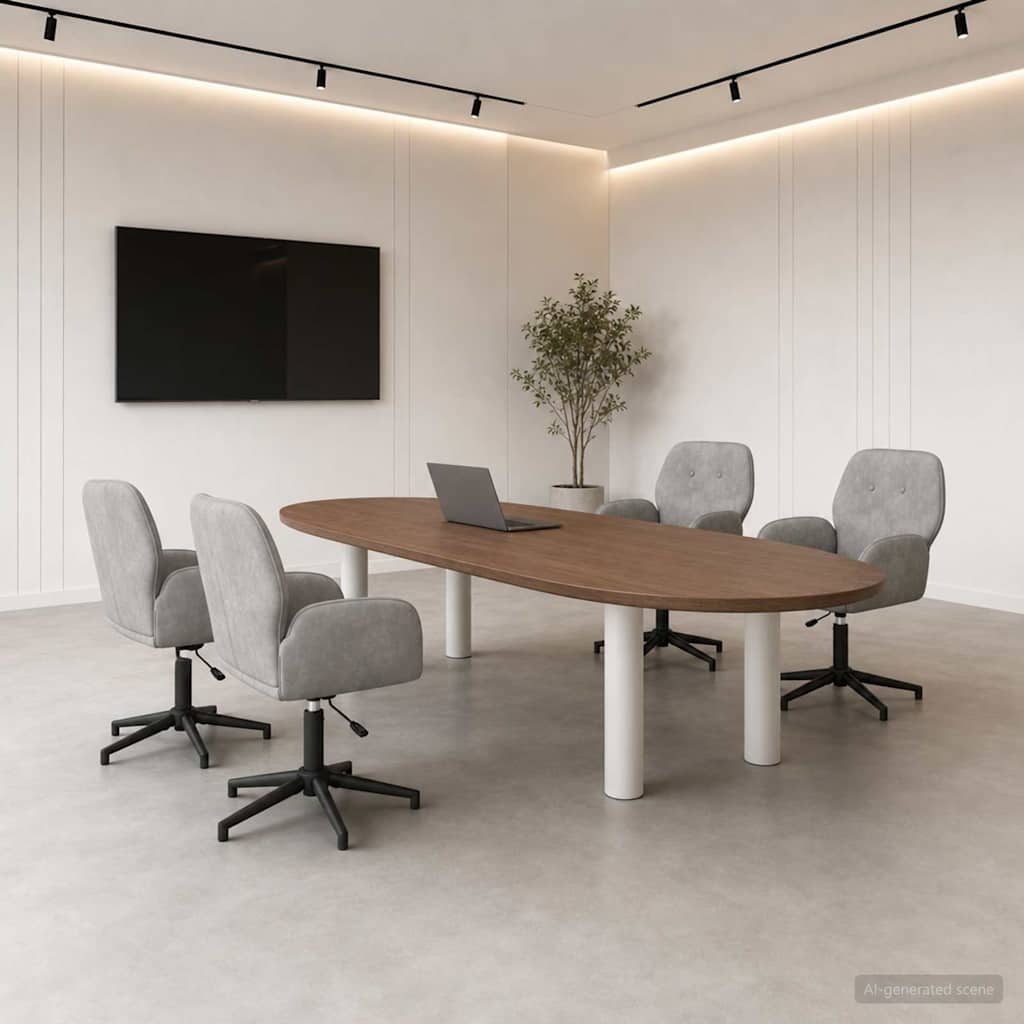 vidaXL Sillas de escritorio giratorias 4 uds. 54 x 55 x 90 cm