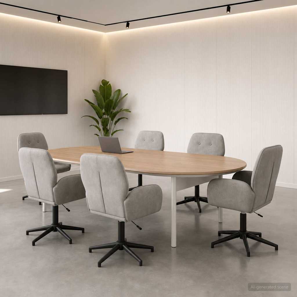 vidaXL Sillas de escritorio giratorias 6 uds. 54 x 55 x 90 cm