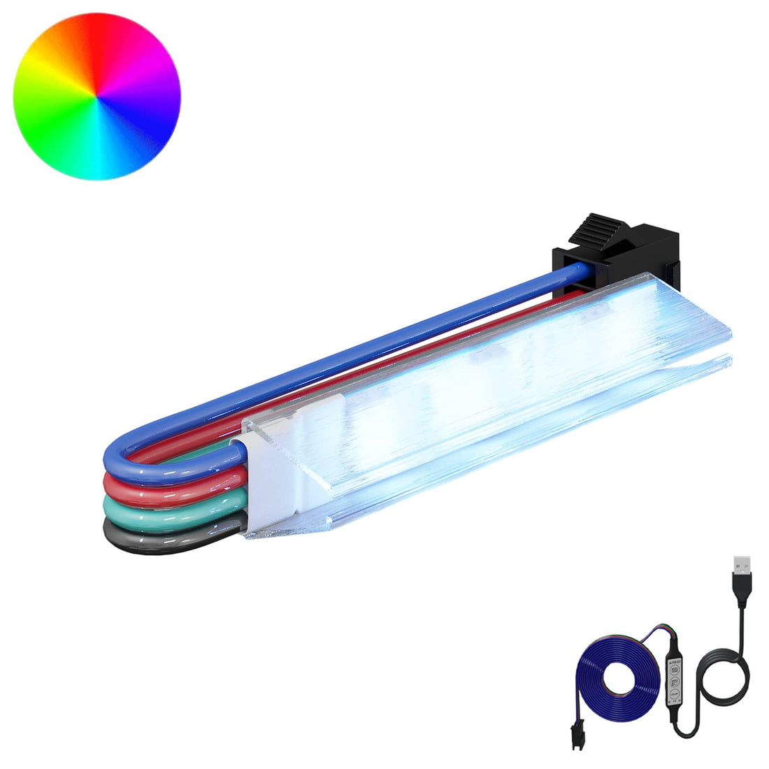 vidaXL Tira LED 12 uds. Negro y Cobre y plástico