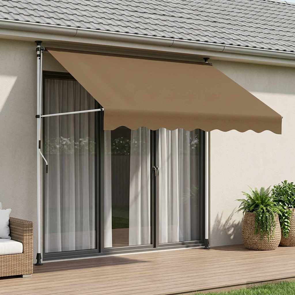 vidaXL Toldo retráctil manual