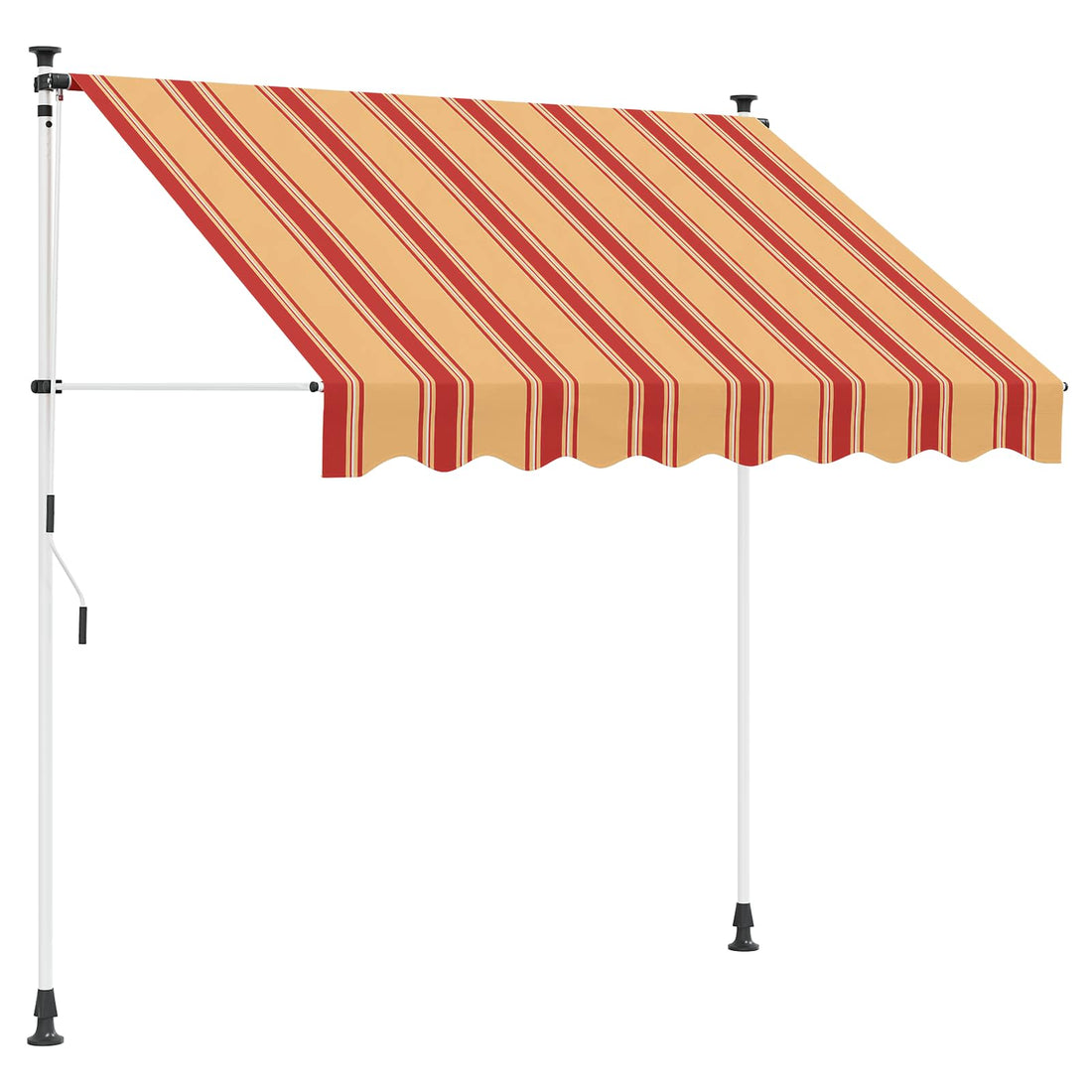 vidaXL Toldo retráctil manual Multicolor 200 x 115 x 300 cm