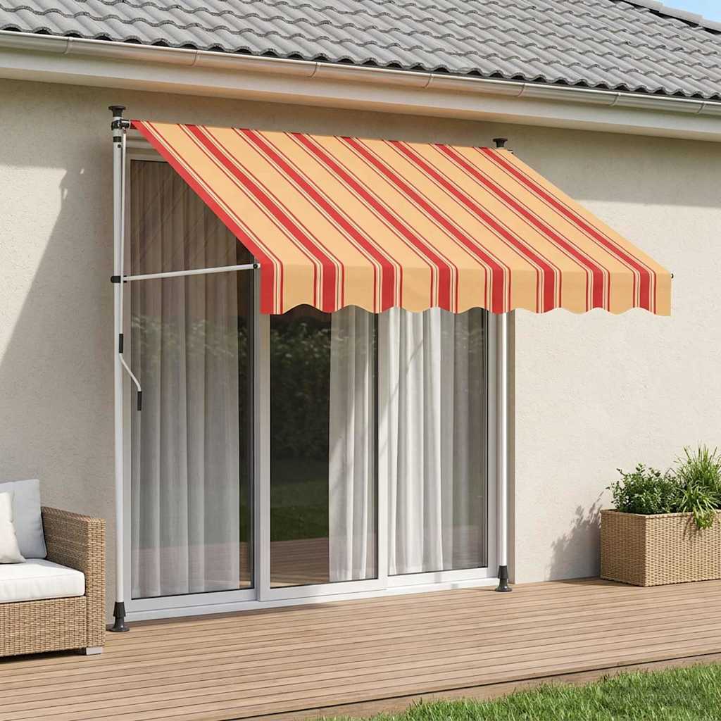vidaXL Toldo retráctil manual Multicolor 400 x 115 x 300 cm