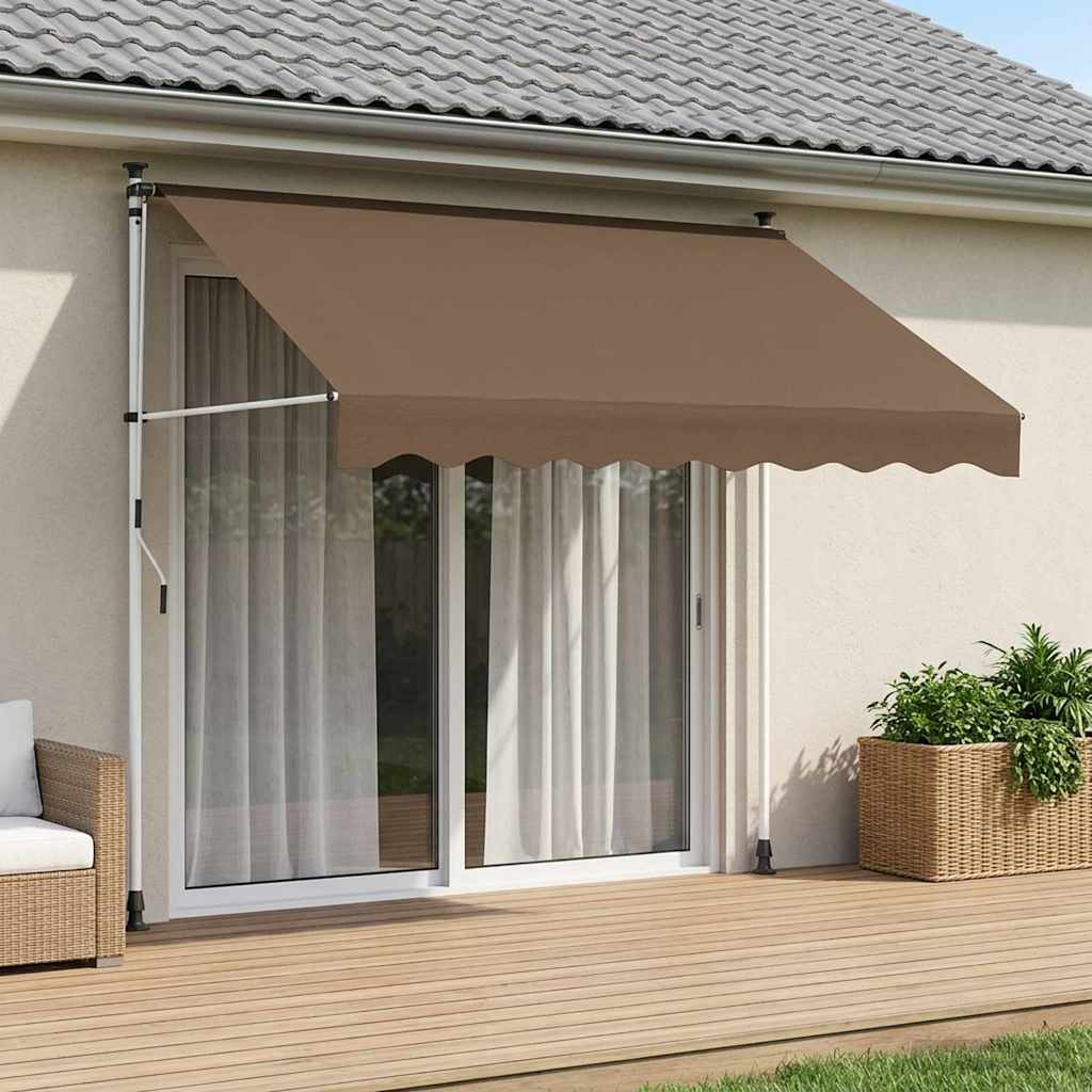 vidaXL Toldo retráctil manual Topo 100 cm