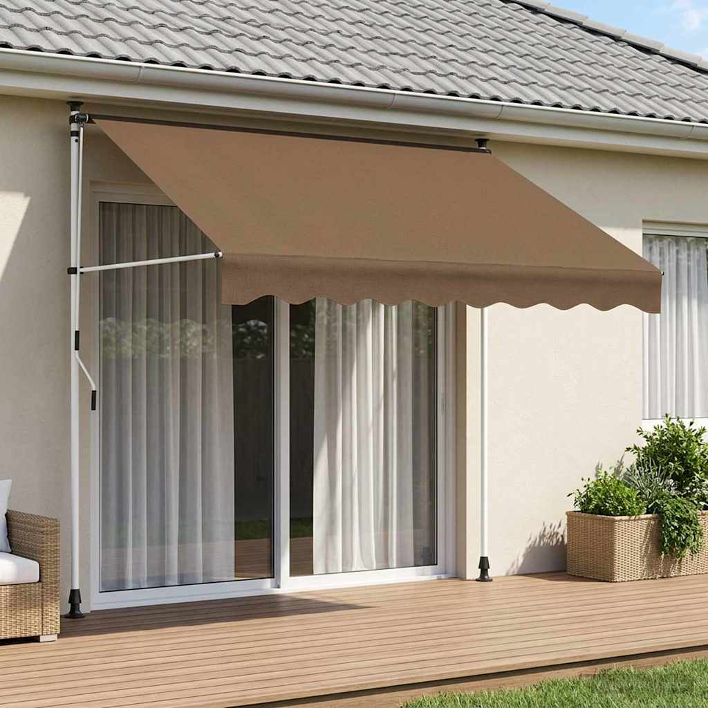 vidaXL Toldo retráctil manual Topo 150 cm