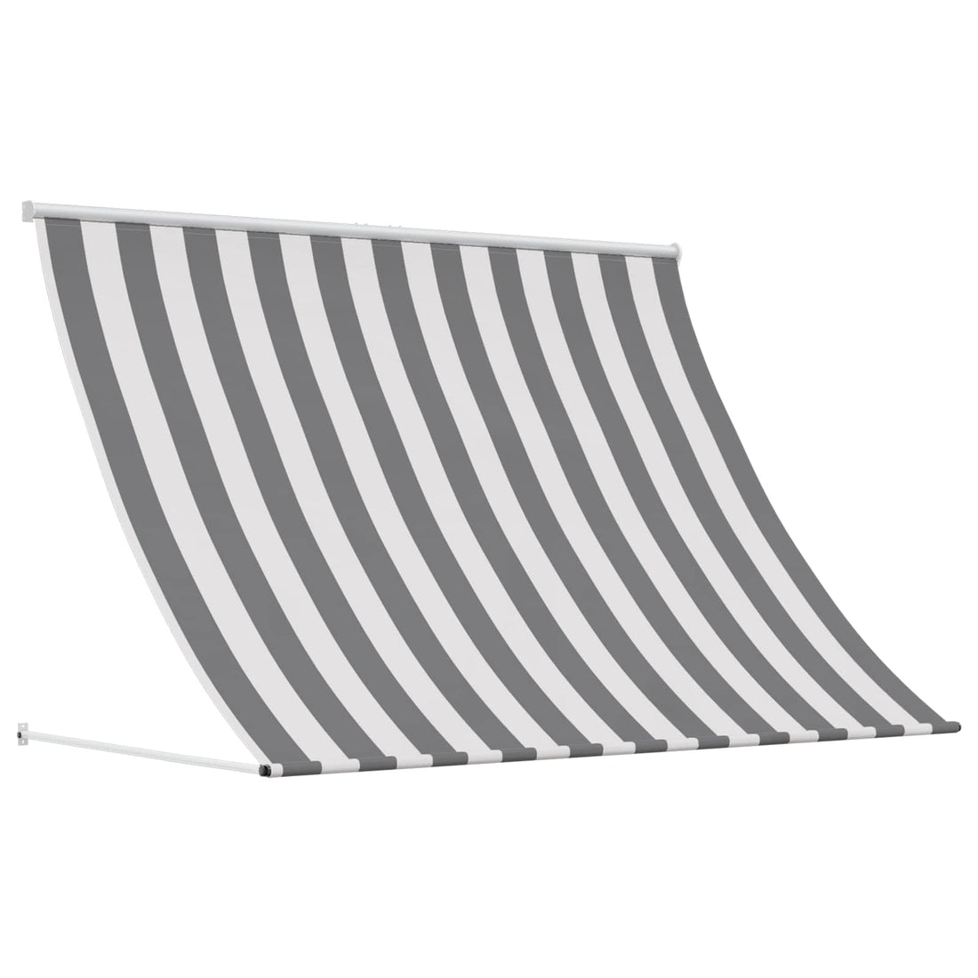 vidaXL Toldo Antracita y Blanco 400 x 150 cm