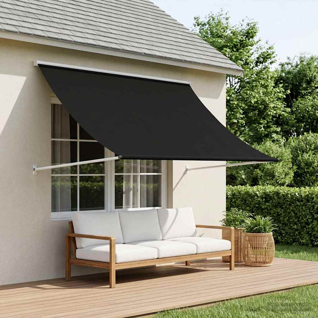 vidaXL Toldo Negro 350 x 150 cm