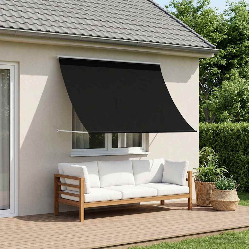 vidaXL Toldo Negro 400 x 150 cm