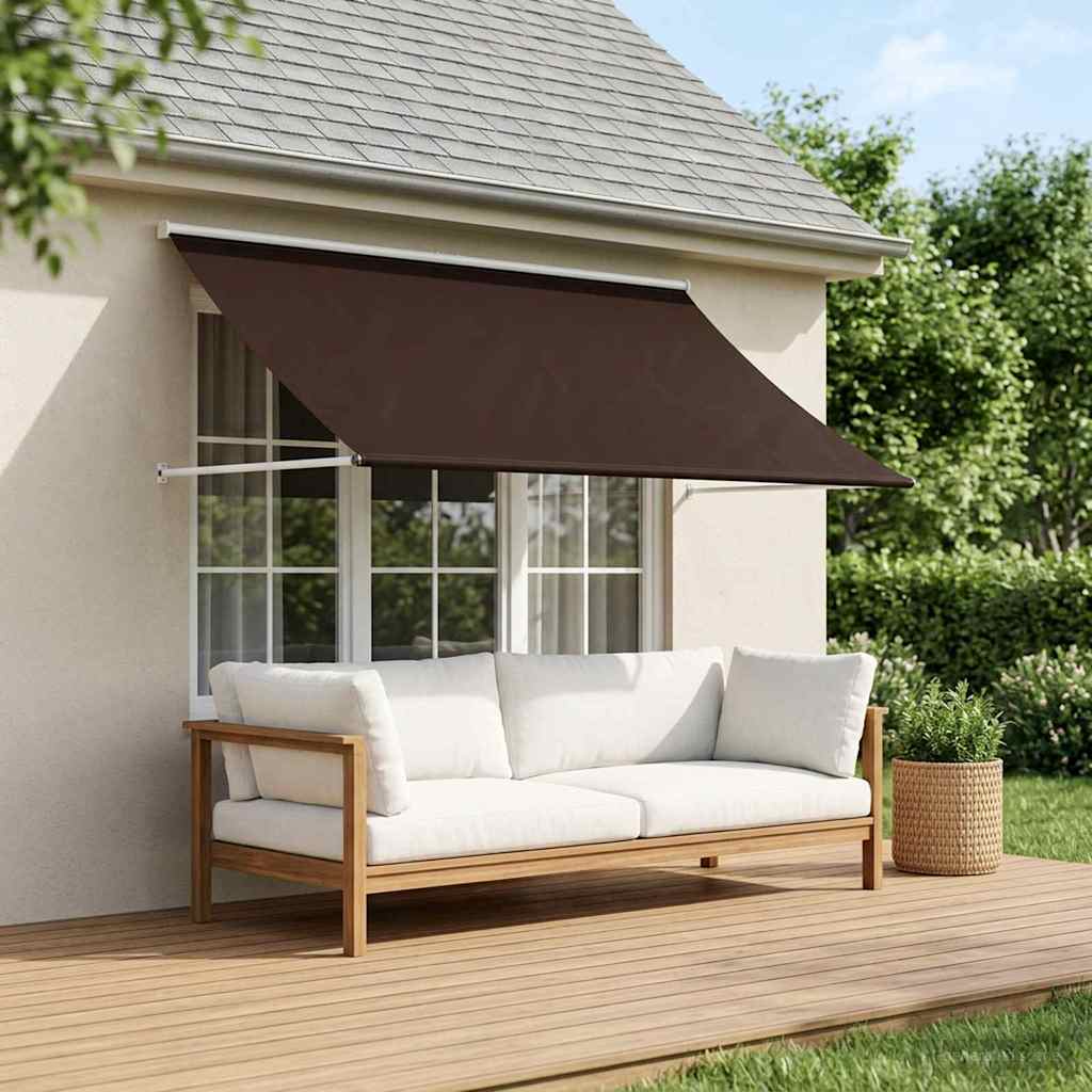vidaXL Toldo Marrón 100 x 150 cm