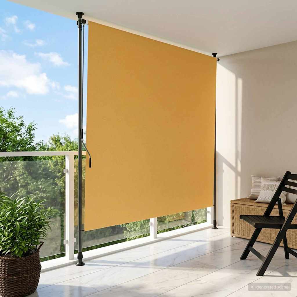 vidaXL Cortina de Rodillo Exterior Arena 150 x 270 cm