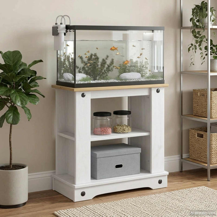 vidaXL Soporte para Acuarios CORONA y marrón 60 x 30 x 60 cm 150 kg