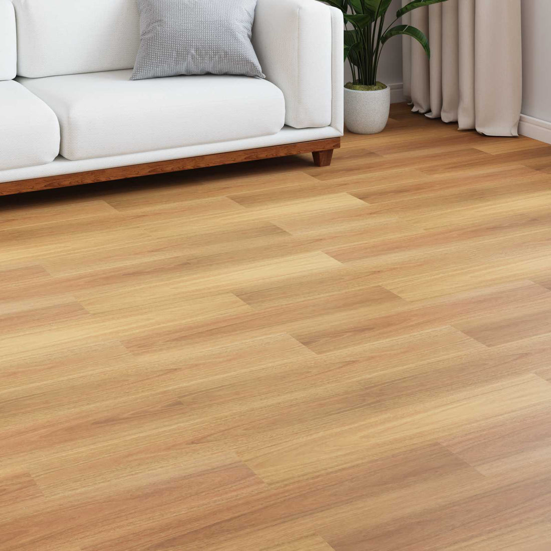 vidaXL Suelo Laminado Nuez Oscura 101 x 20 x 0,8 cm 15 uds.