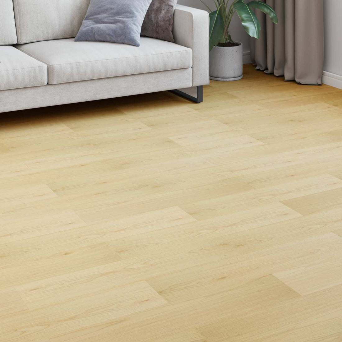 vidaXL Suelo Laminado Beige Suave 101 x 20 x 0,8 cm 15 uds.