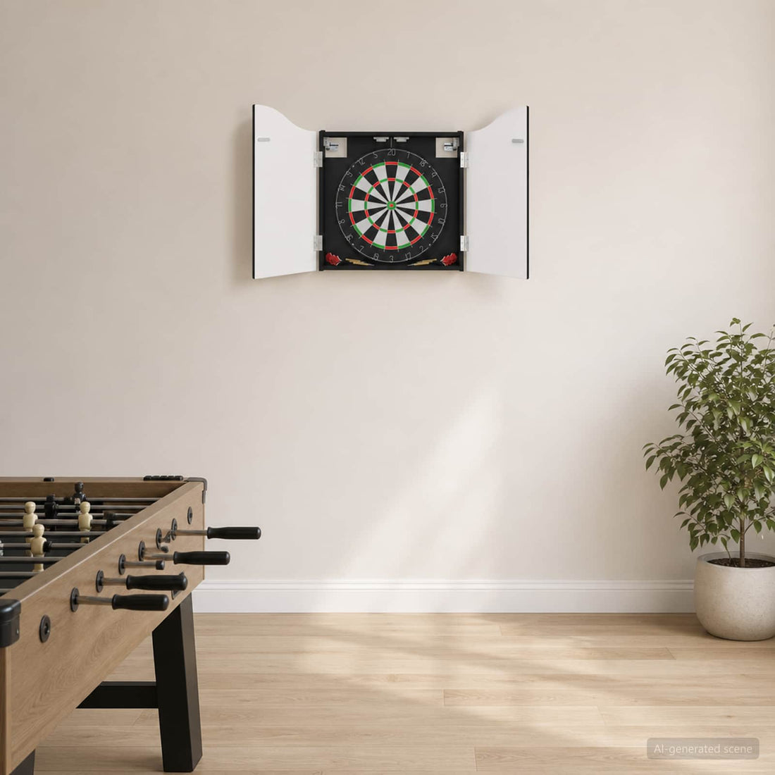 vidaXL Armario para dianas Negro 56 x 12 x 63 cm Madera de ingeniería