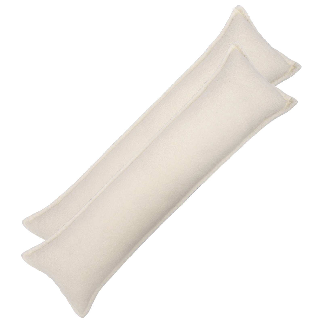 vidaXL Funda de almohada 2 pcs HOUTEN Crema 40 x 145 cm Bouclé
