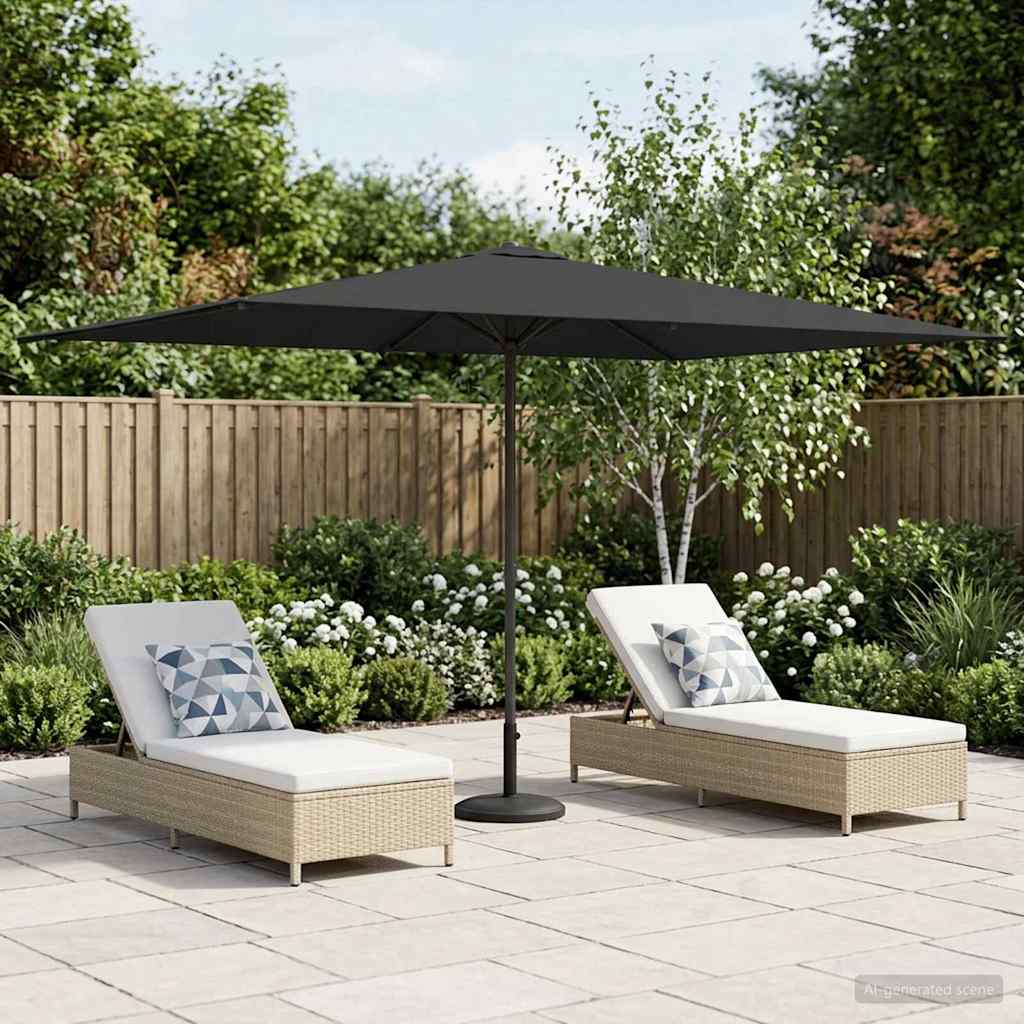 vidaXL Sombrilla de jardín 200 x 300 cm Poliéster Rectangular