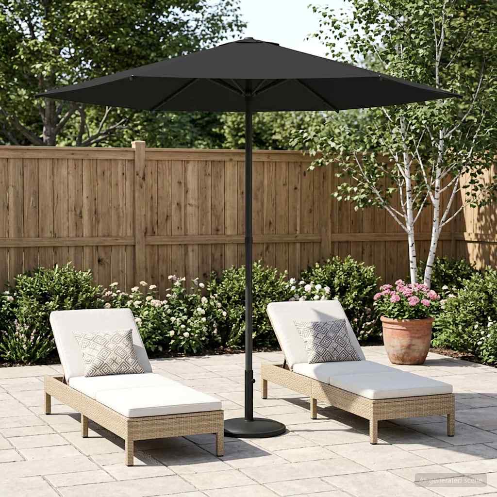 vidaXL Sombrilla de jardín 230 x 230 cm Poliéster Rectangular
