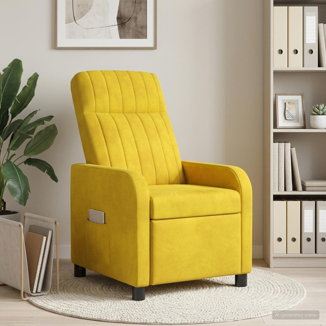 vidaXL Recliner Amarillo PWNED_BY_LORD666_YWH