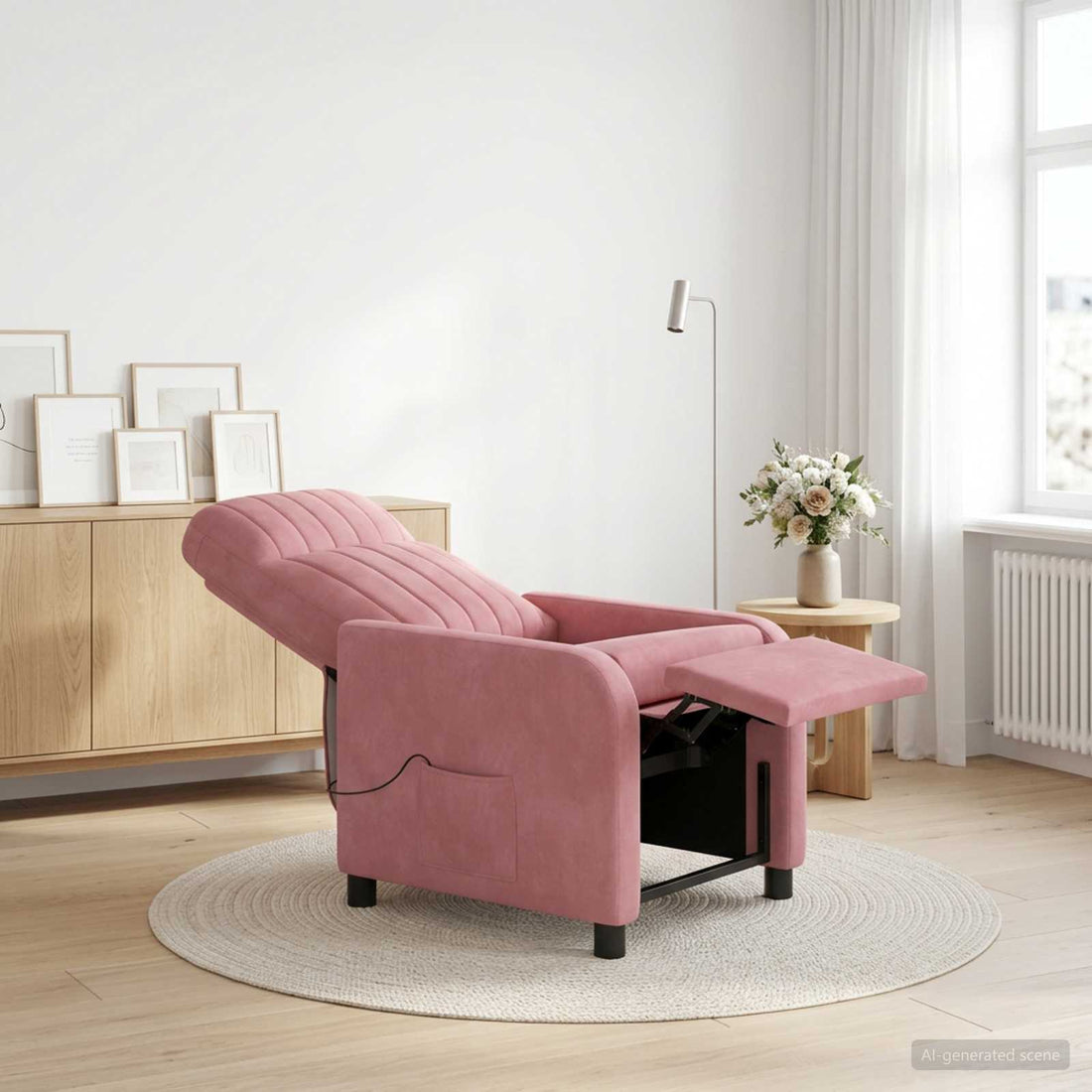 vidaXL Silla de masajes reclinable Rosa PWNED_BY_LORD666_YWH