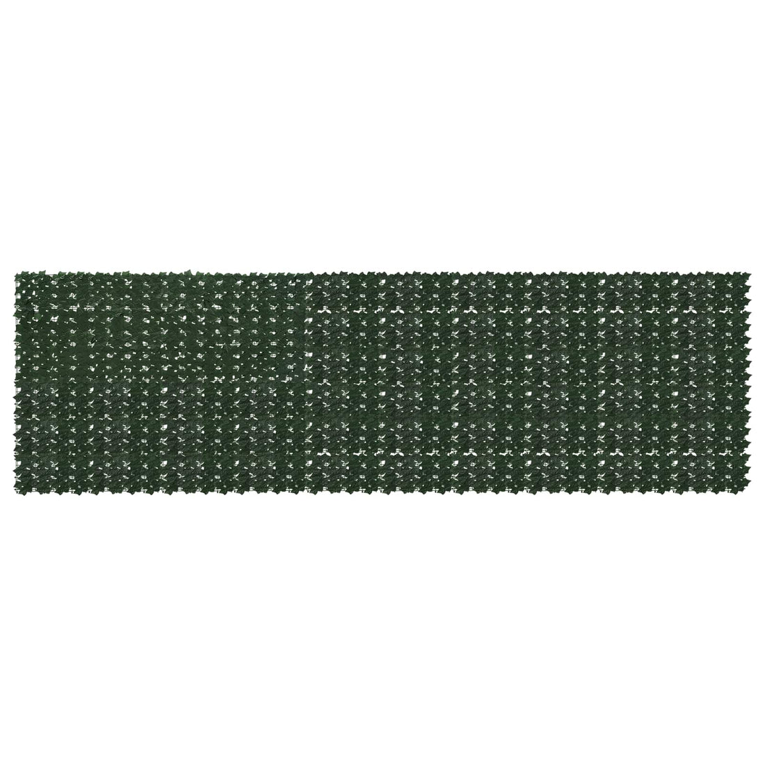 vidaXL Pantalla de balcón con hojas Verde oscuro 500 x 150 cm