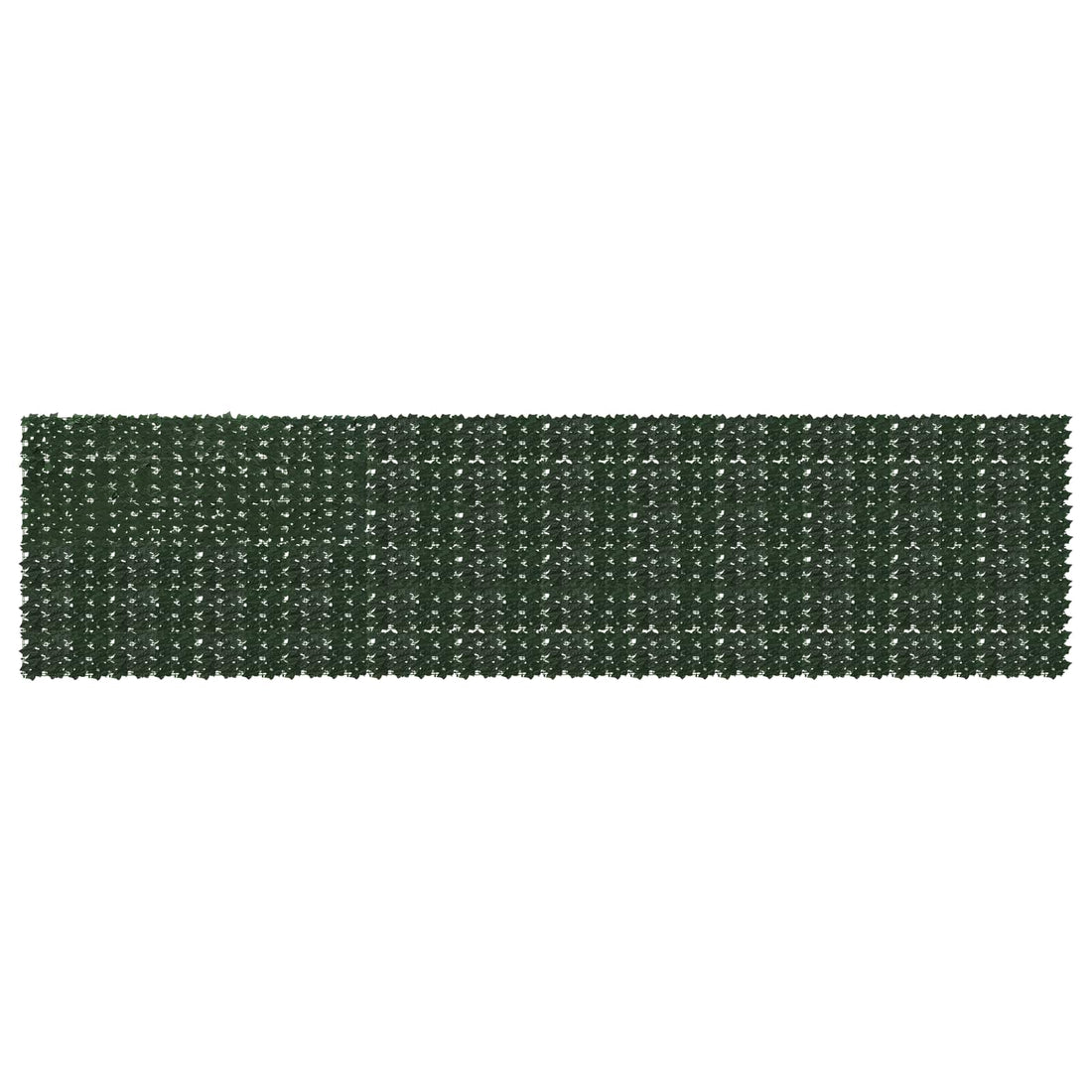 vidaXL Pantalla de balcón con hojas Verde oscuro 600 x 150 cm