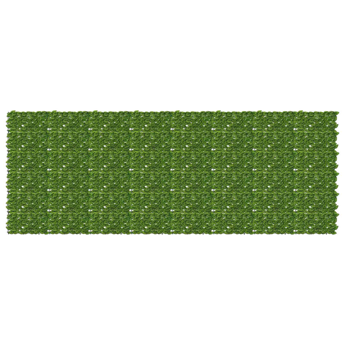 vidaXL Pantalla de balcón con hojas Verde y amarillo 400 x 150 cm