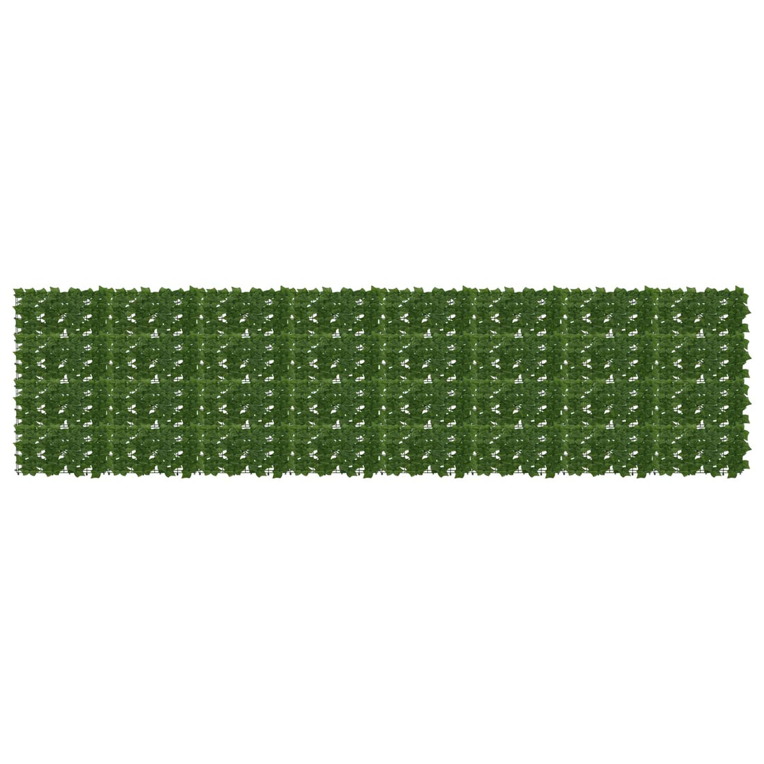 vidaXL Pantalla de balcón con hojas Verde 400 x 100 cm