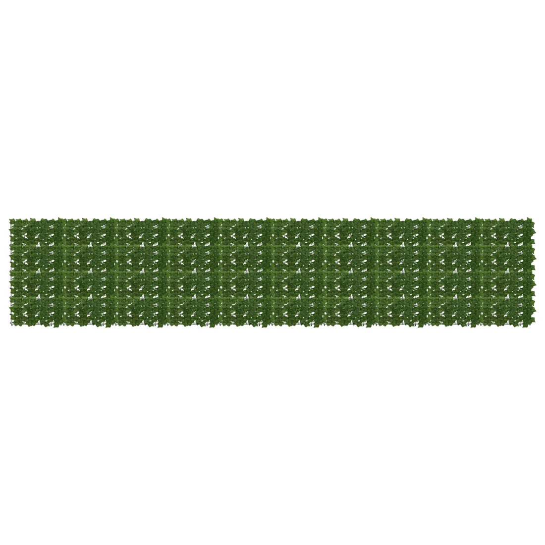 vidaXL Pantalla de balcón con hojas Verde 500 x 100 cm