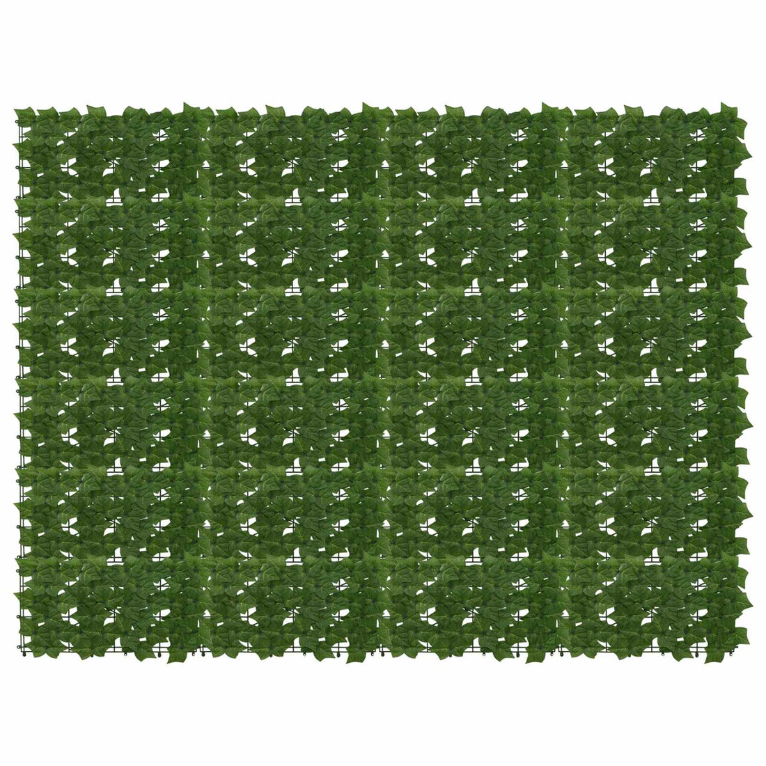 vidaXL Pantalla de balcón con hojas Verde 200 x 150 cm