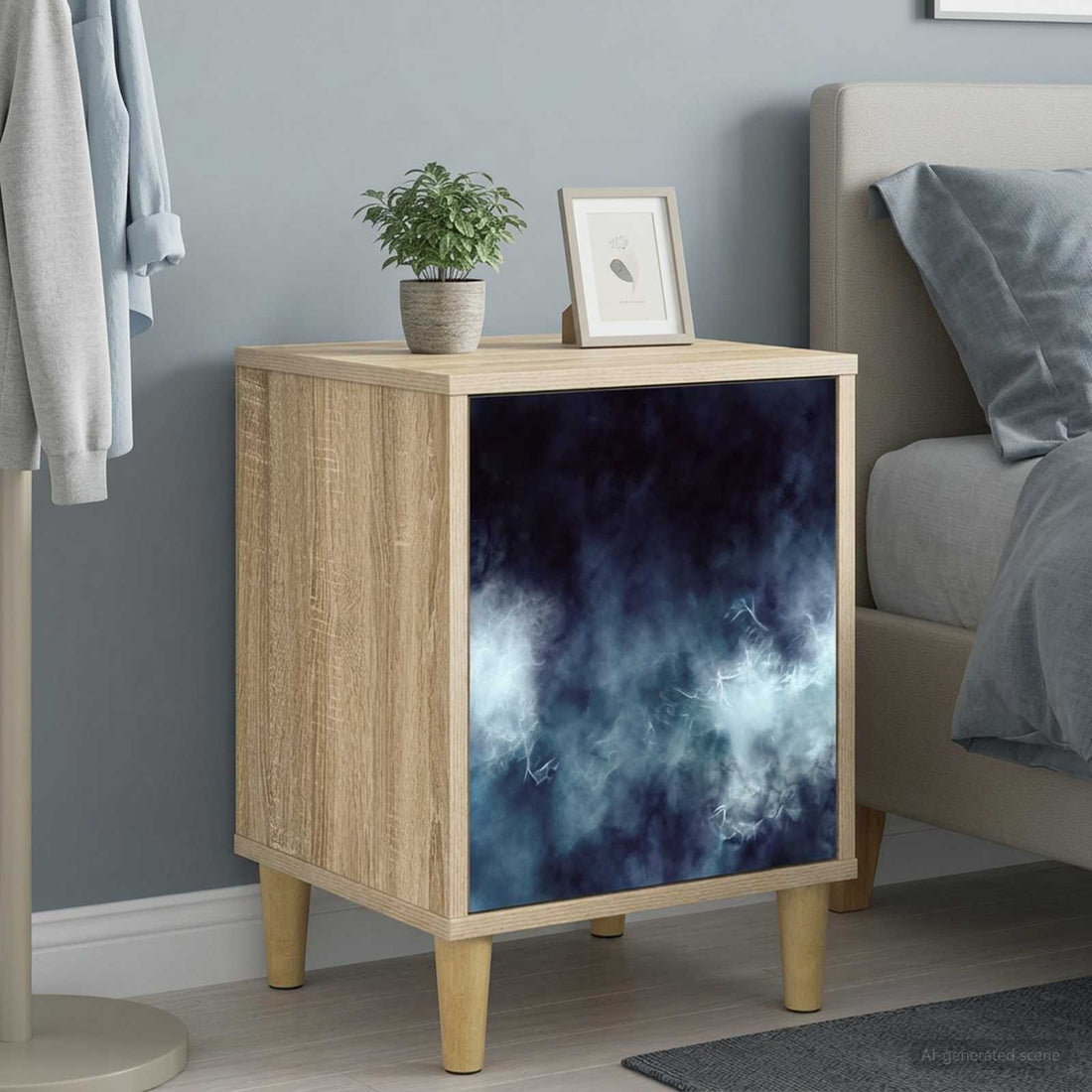 vidaXL Mesa de noche RAALTE 2 uds. Roble Sonoma 36 x 33 x 50 cm