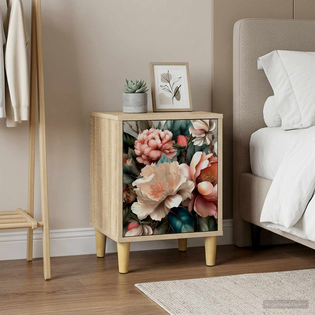 vidaXL Mesa de noche BORNE 2 uds. Roble Sonoma 36 x 33 x 50 cm