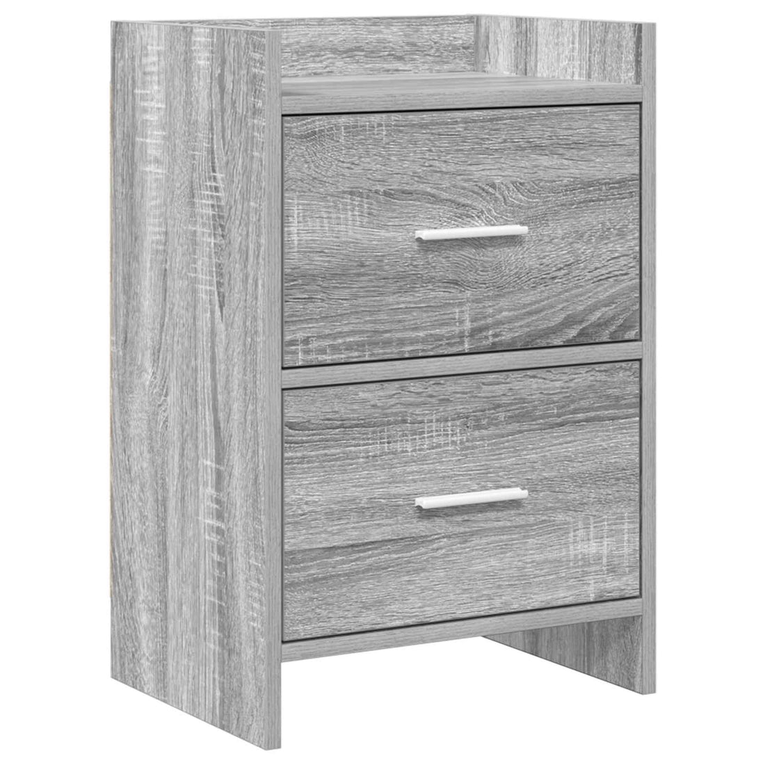 vidaXL Mesas de noche Sonoma gris 40 x 30 x 60 cm Madera de ingeniería