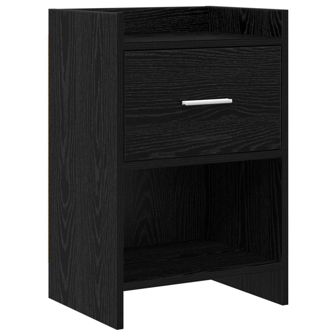 vidaXL Mesas de noche Roble Negro 40 x 30 x 60 cm Madera de ingeniería