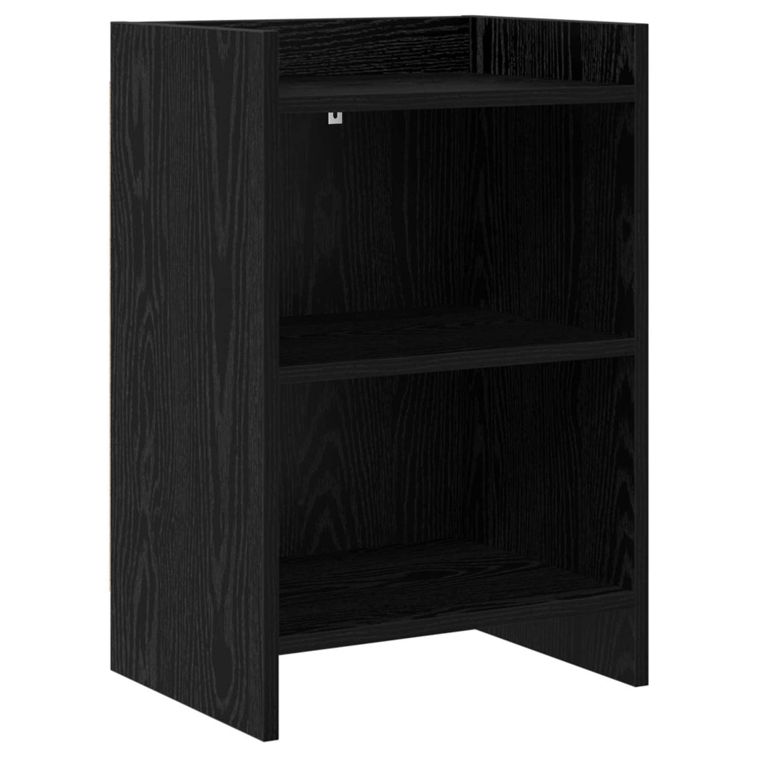 vidaXL Mesas de noche Roble Negro 40 x 30 x 60 cm Madera de ingeniería