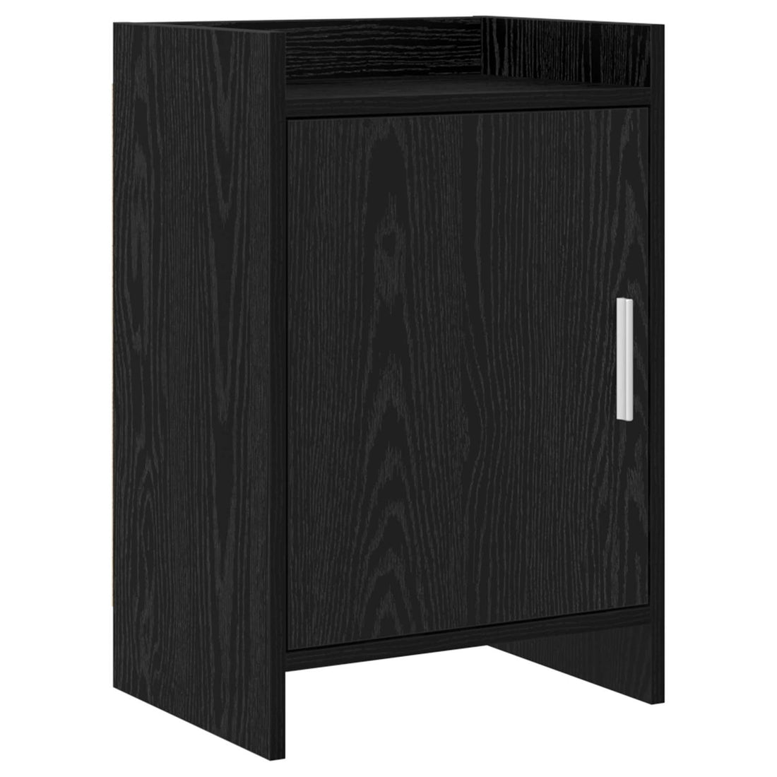 vidaXL Mesas de noche Roble Negro 40 x 30 x 60 cm Madera de ingeniería