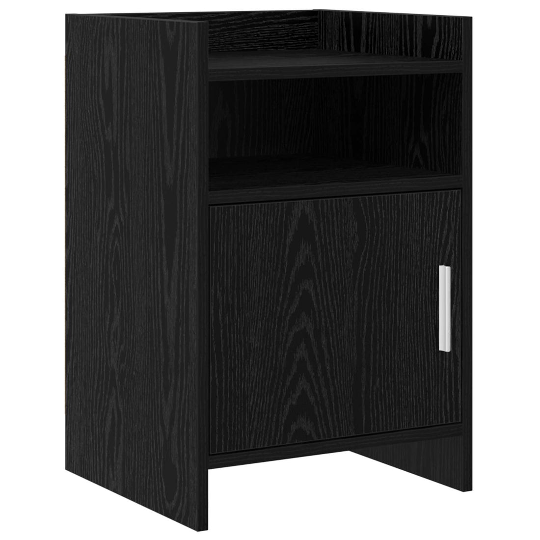vidaXL Mesas de noche Roble Negro 40 x 36 x 60 cm Madera de ingeniería