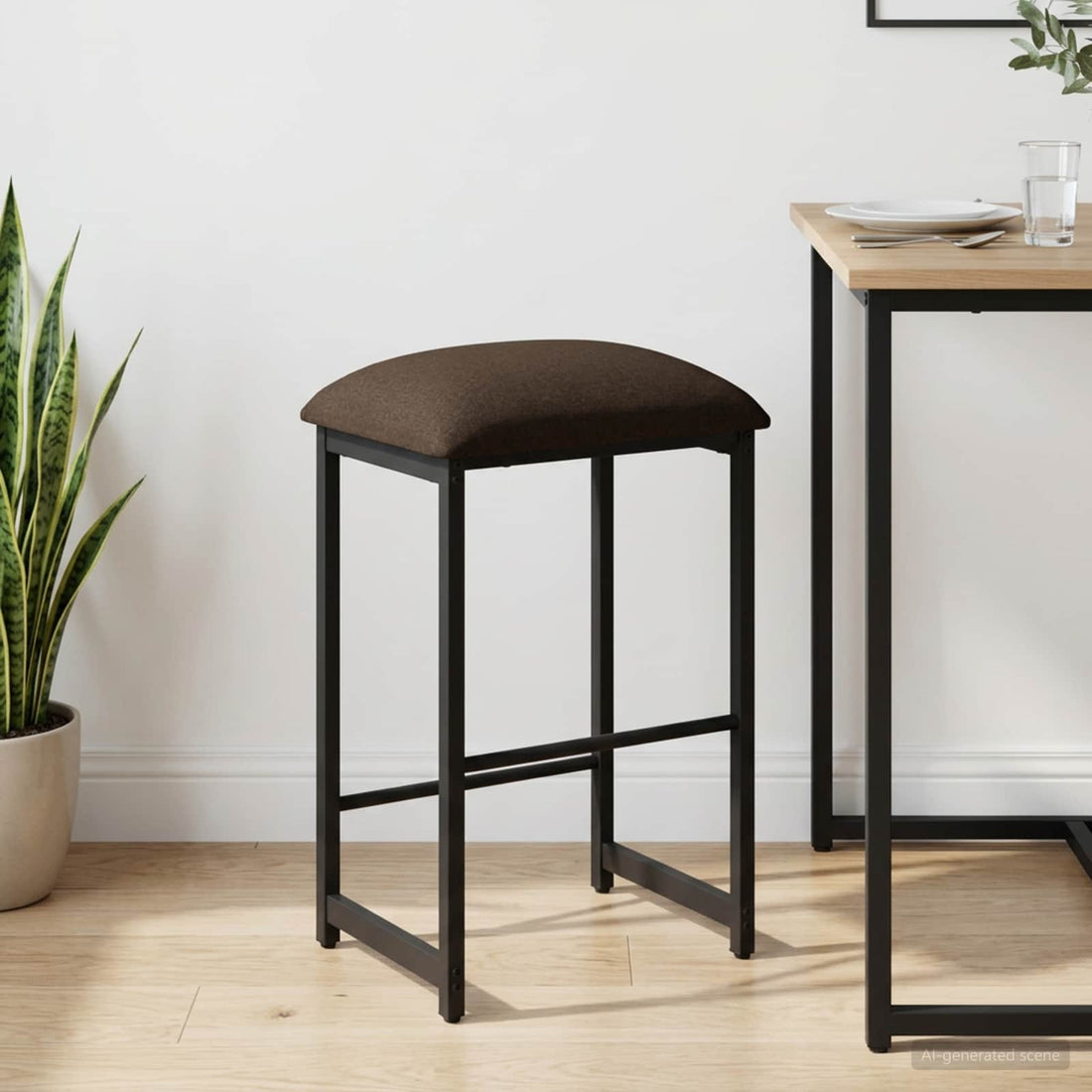 vidaXL Taburete de bar Topo 40 x 32 x 64 cm Madera de ingeniería