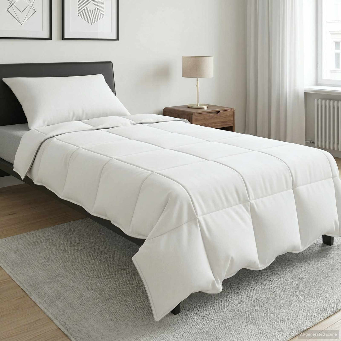 vidaXL Edredón de Verano 155 x 220 cm Verano 150 gsm Fibra de bambú