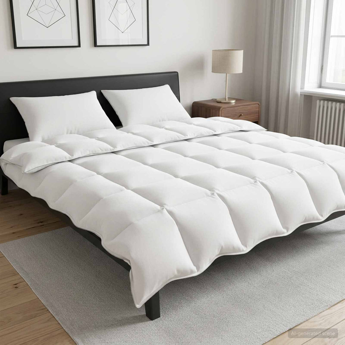 vidaXL Conjunto de Edredón y Almohadas 3 uds. 240 x 220 cm Invierno