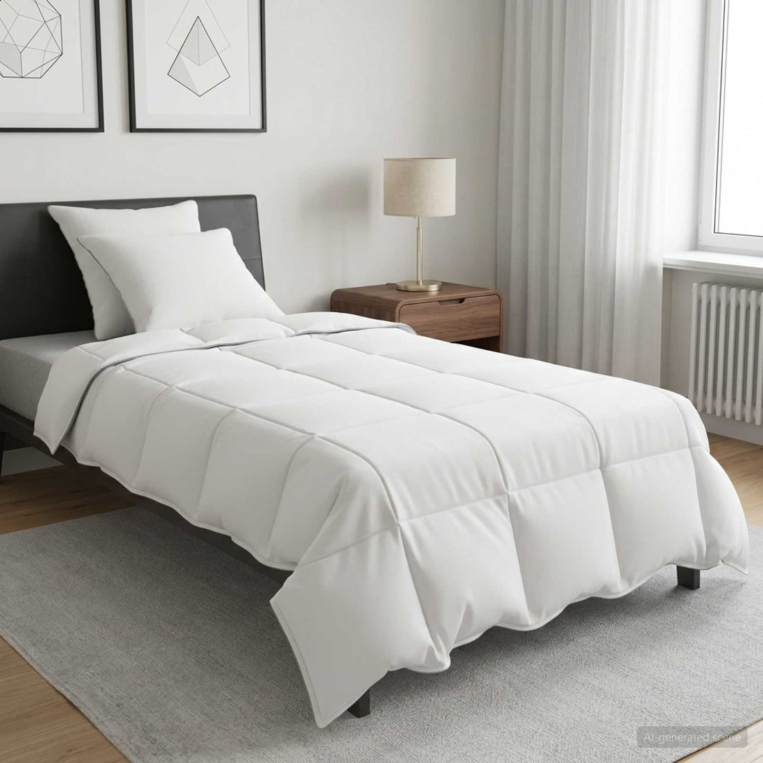 vidaXL Conjunto de Edredón y Almohadas 3 uds. 155 x 220 cm Invierno